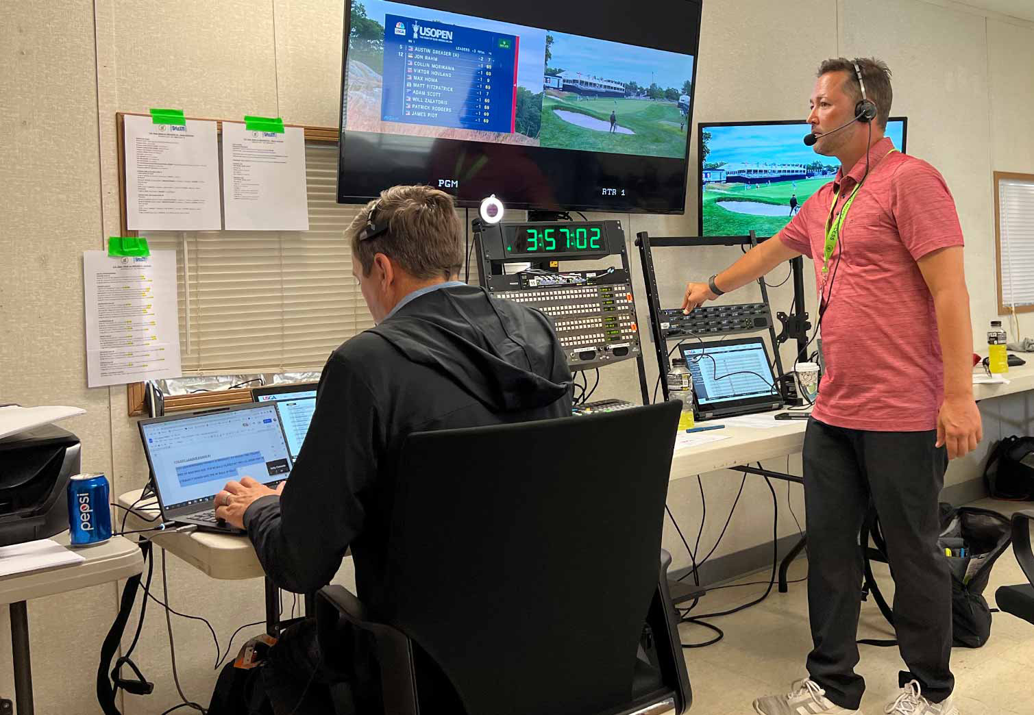 broadcast golf