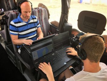 denmark tieline henrik poulsen top left broadcasting live from the nordjyske bus 353x265